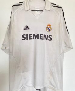 Real Madri Adidas Zidane Home G 2004 Nº5 Modelo Jogador Original