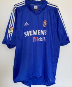 Real Madri Adidas Raul Home GG 2004 Nº7 Modelo Jogador Original