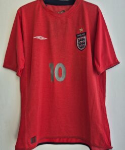Seleção Inglaterra M 2010 Umbro Nº 10 Usada em Jogo Away Original