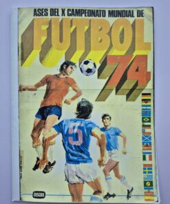 Álbum Figurinhas Copa 1974 França Itália Reprodução