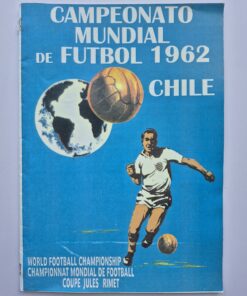 Álbum de Figurinhas Copa 1962 Chile Reprodução