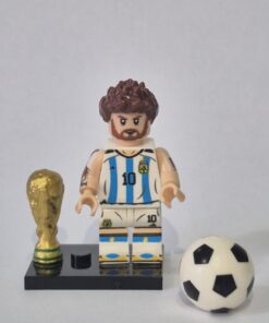 Boneco Bloco De Montar Lionel Messi Argentina