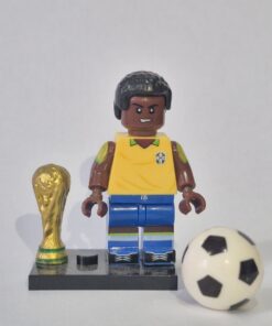 Boneco Bloco De Montar Pelé Brasil