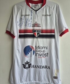 Ferroviário Ceará G 2017 Usada em Jogo Home Autografada por Nilton Ramos Original