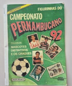 Álbum Figurinhas Campeonato Pernambucano 1992 Reprodução