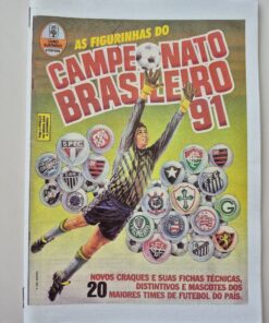 Álbum Figurinhas Campeonato Brasileiro 1991 Reprodução