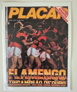 Revista Placar Flamengo Tricampeão de Ouro 1983 Reprodução