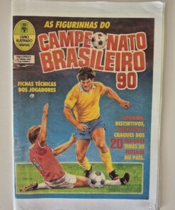 Álbum Figurinhas Campeonato Brasileiro 1990 Reprodução