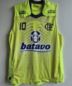 Flamengo M Olympikus 2011 Usada em Jogo Nº 10 Ronaldinho Treino Original