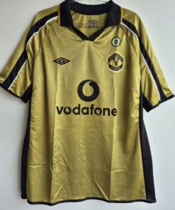 Manchester United Inglaterra do Centenário G Umbro Retrô Premium 2002 Away