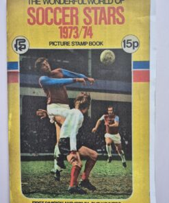 Álbum Figurinhas Soccer Stars 1973/74 Inglaterra Reprodução