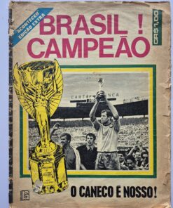 Revista Aconteceu - Brasil Campeão Copa 1970 - O Caneco É Nosso