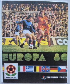 Álbum De Figurinhas Futebol Eurocopa 1980 Reprodução