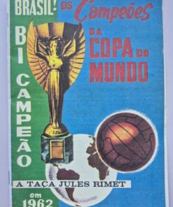 Álbum Figurinhas Brasil Campeão 1962 Reprodução