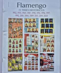 Álbum Figurinhas 15 Times Históricos Flamengo Reprodução