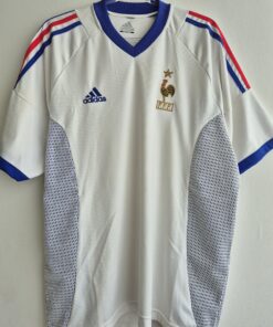 Seleção França G Adidas 2002 Modelo Jogador Away Original