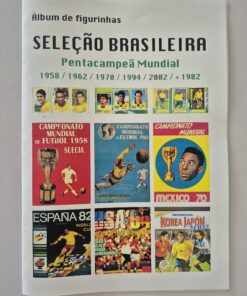 Álbum Figurinhas Seleção Brasileira Pentacampeã Reprodução