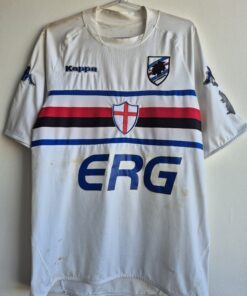 Sampdoria Itália M Kappa 2004 Modelo Jogador Away Original