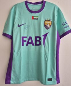 Alain de Abu Dabi M Nike 2025/26 Usada em Jogo Home Nº 33 Kaue Silva Original (autografada)