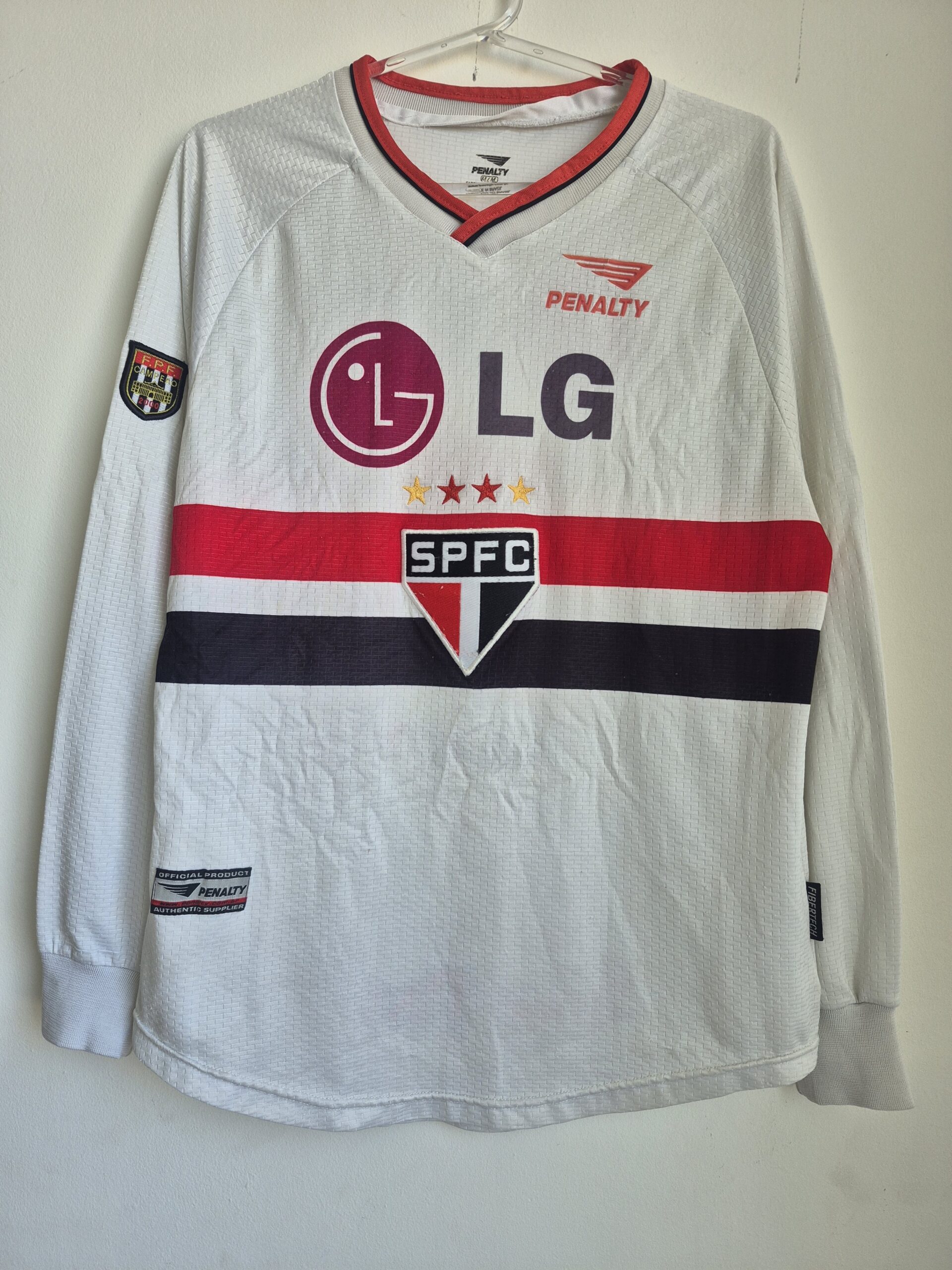 São Paulo 2001 M Penalty Modelo Jogador Nº 7 Home Original
